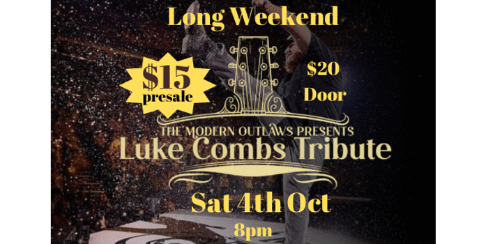 The Modern Outlaws presents- Luke Combs Tribute