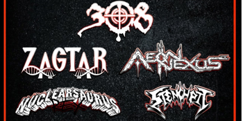 308, ZAGTAR, AEON NEXUS, NUCLEARSAURUS REX, STENCH PIT