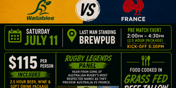 Wallabies V France Pre Match Event