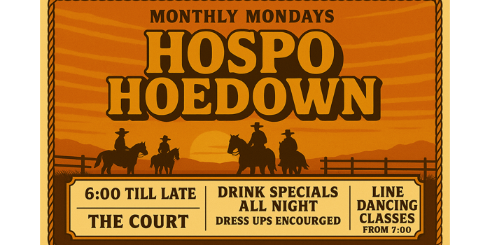 Hospo Hoedown - 08 December 2025