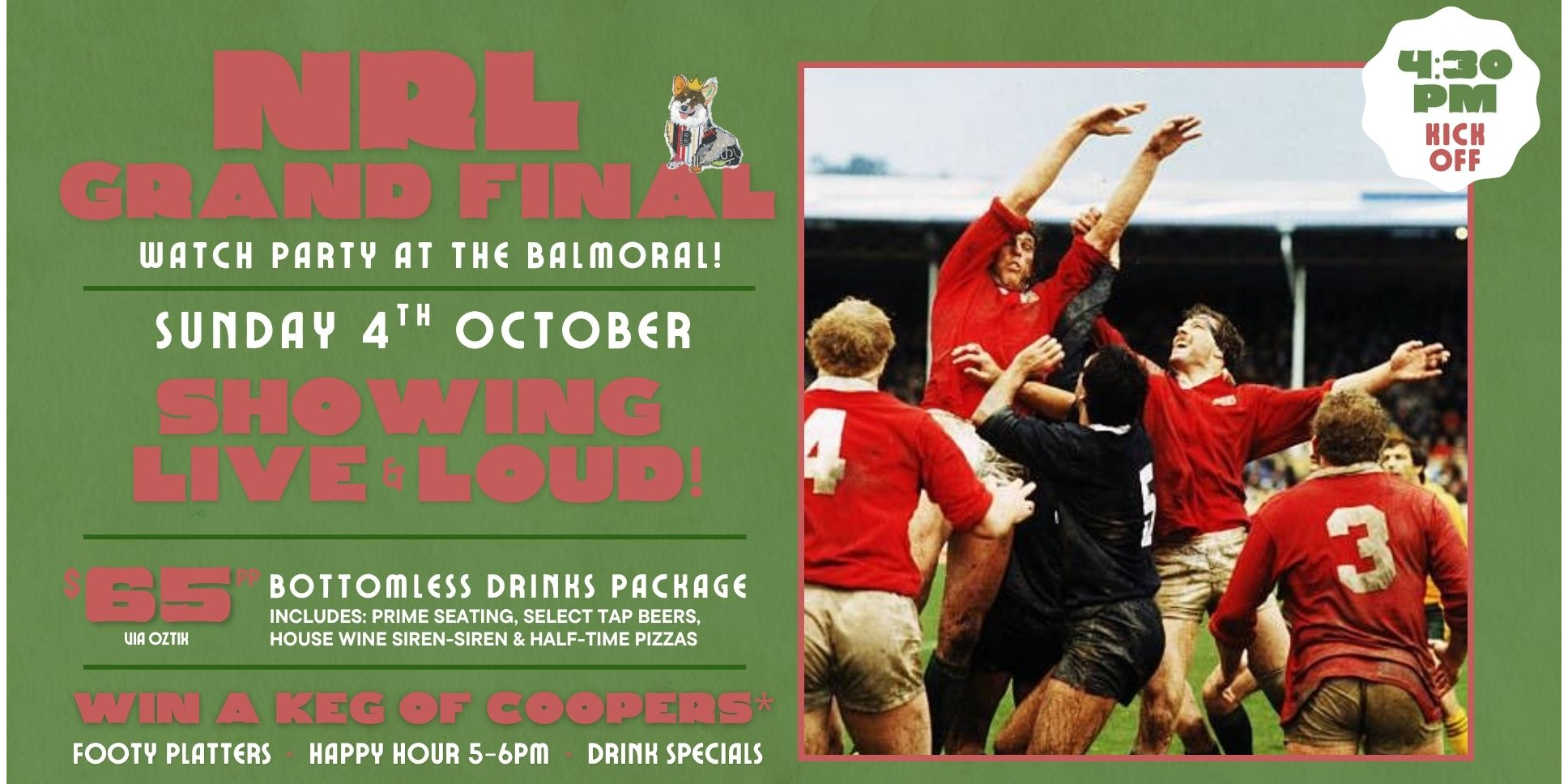 NRL Grand Final at The Bal