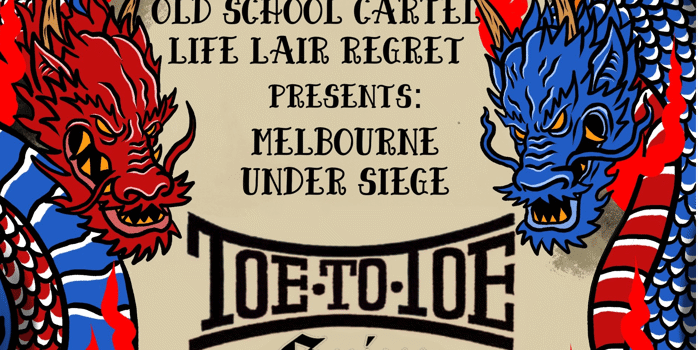 TOE TO TOE, Grim Reality, L.O.W, Backhand, No Grace, Rat Bait + Cutters