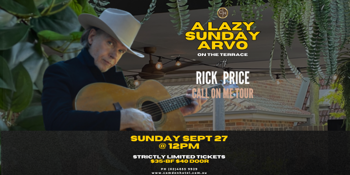 A Lazy Sunday Arvo with Rick Price
