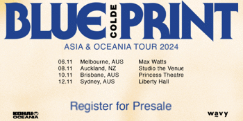 Colde BLUEPRINT Tour Oceania 2024 - Melbourne