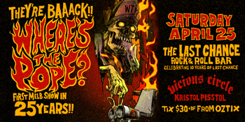 10 YEARS OF LAST CHANCE: WHERE'S THE POPE? RETURN TO MELBOURNE!