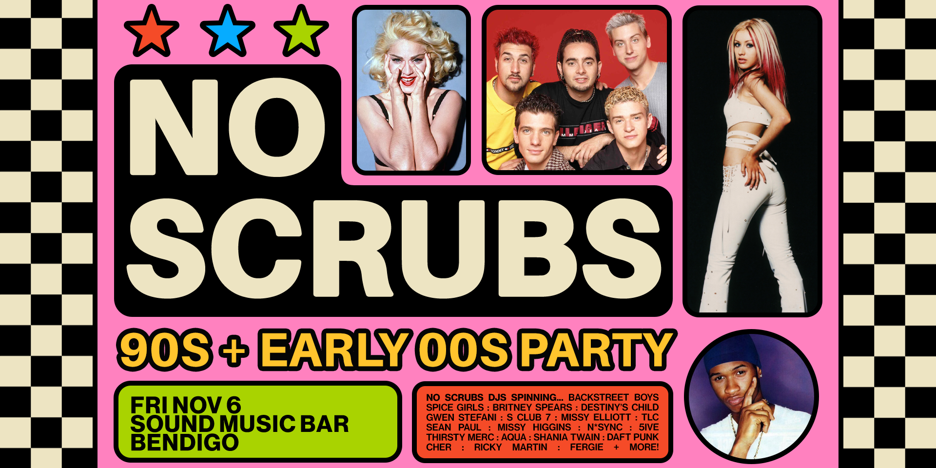 No Scrubs: 90s + Early 00s Party - Bendigo
