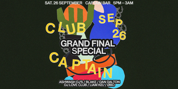 CLUB CAPTAIN - GRAND FINAL PARTY live at Captain Bar - Concert poster