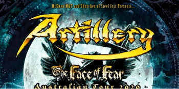 Artillery - The Face of Fear Australian Tour