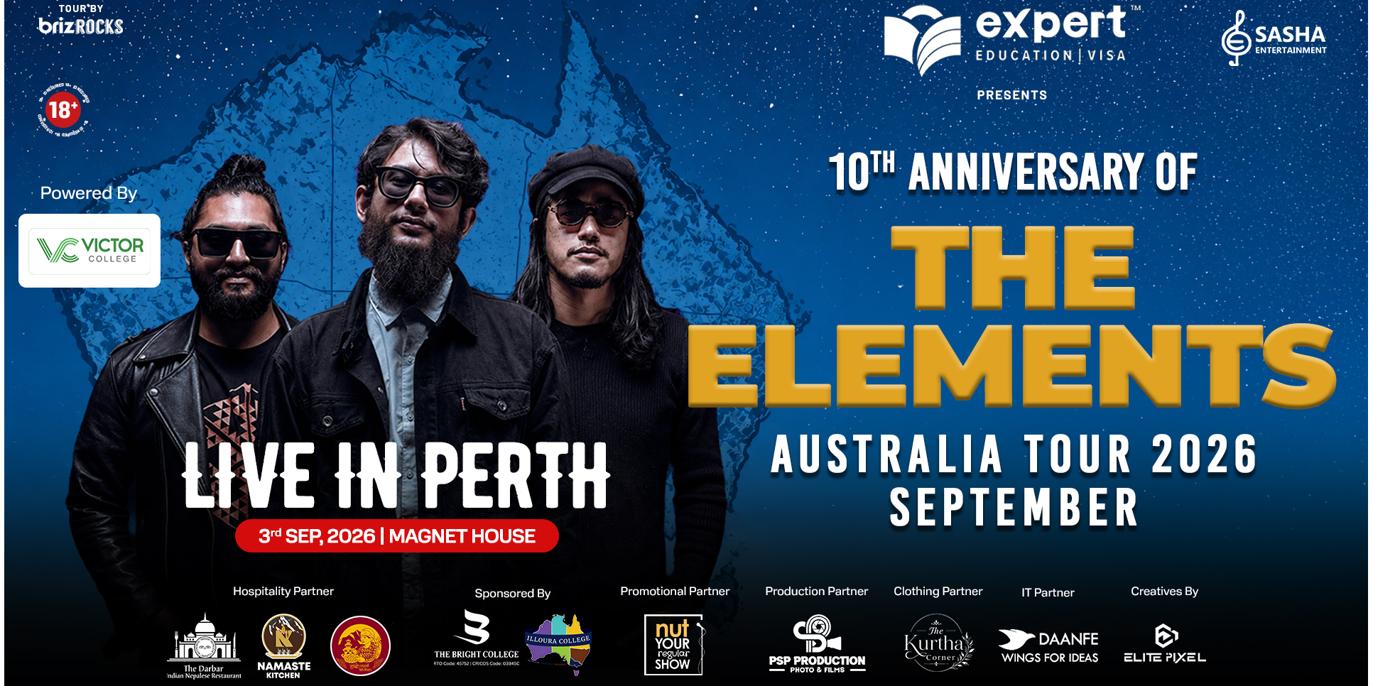 The Elements Live in Perth