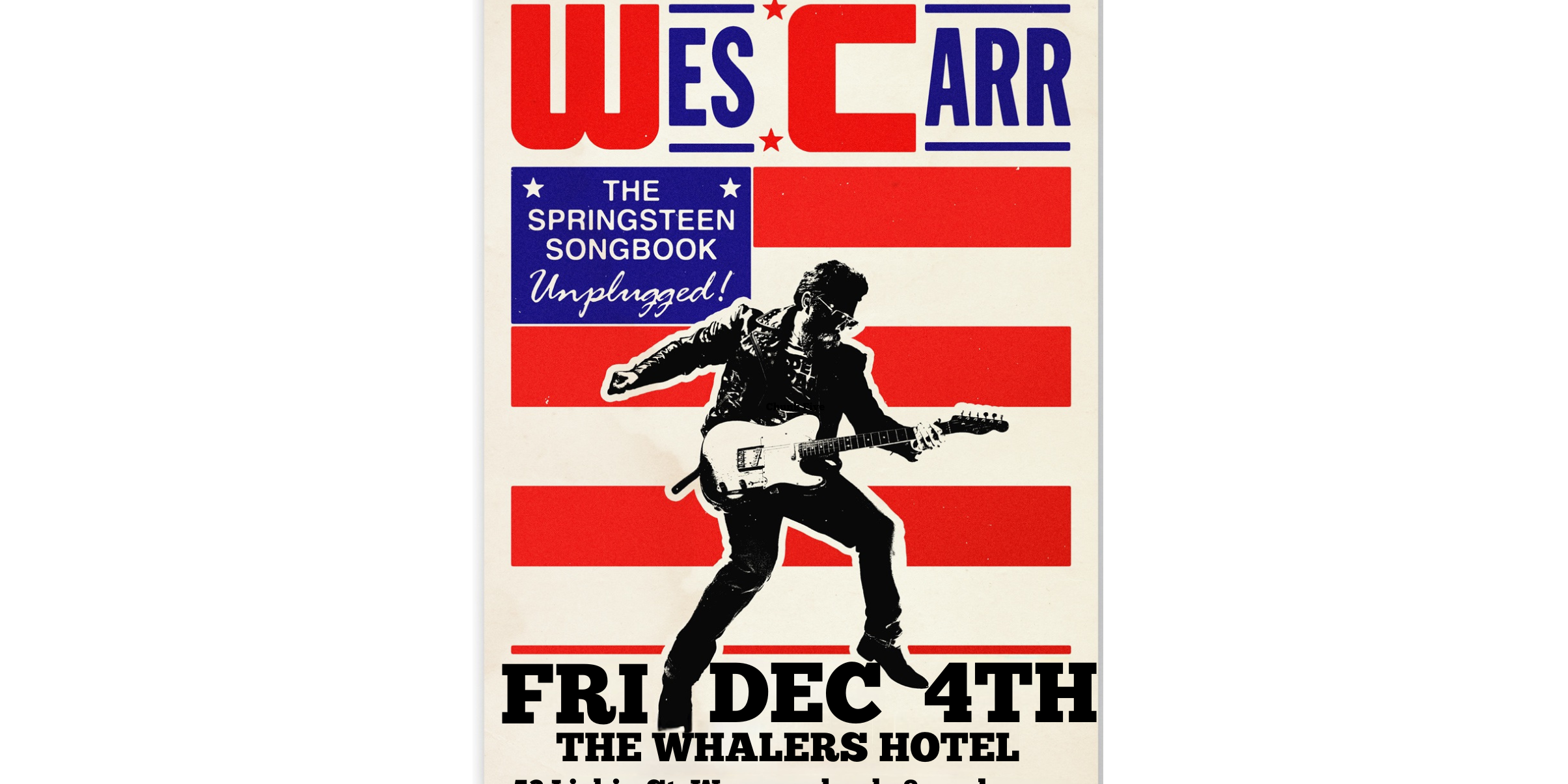 Wes Carr - The Springsteen Songbook: Unplugged