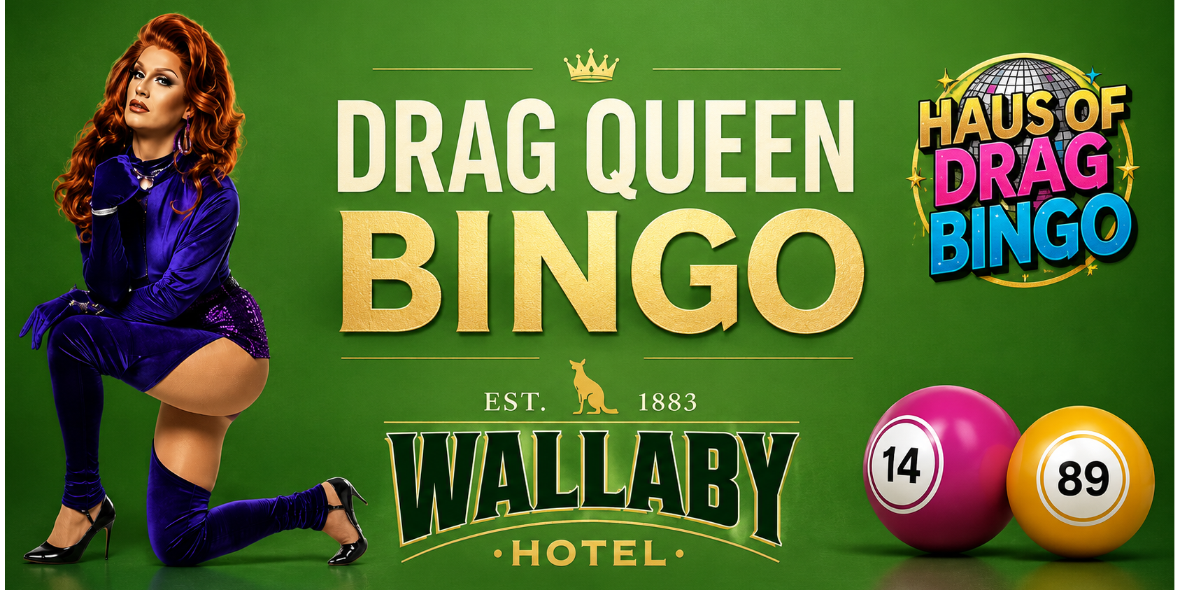 Drag Queen Bingo - Wallaby Hotel