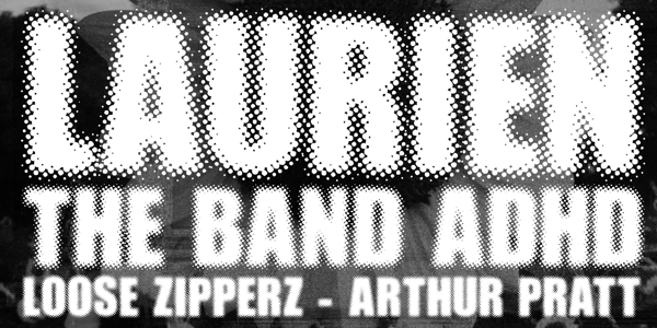 Laurien + The Band ADHD live at The Hamilton Station Hotel - Concert poster