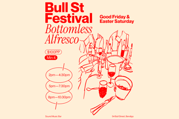 Bottomless Alfresco Tables @ Bull Street Music Festival