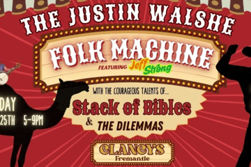 Justin Walshe Folk Machine, Stack of Bibles,The Dilemmas