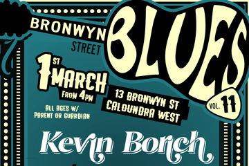 BRONWYN ST BLUES VOLUME 11 - KEVIN BORICH - DAVID FLOWER - L.R. MARSH - DARREN JACK - JANE MICHELLE