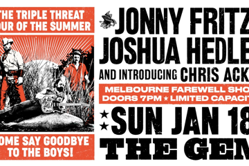 Jonny Fritz & Joshua Hedley - MELBOURNE FAREWELL SHOW