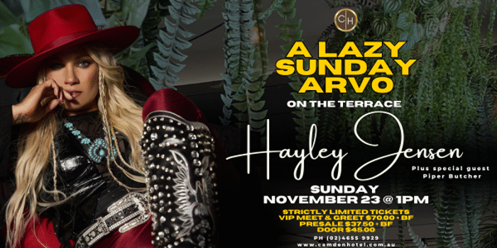 A Lazy Sunday Arvo with Hayley Jensen