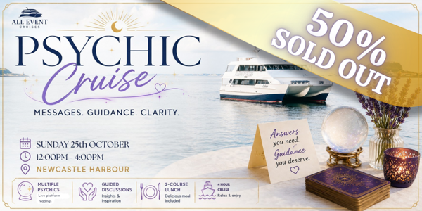 Psychic & Mediumship Lunch Cruise | Lady D & Scott William | Newcastle