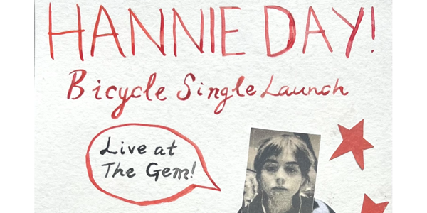 Hannie Day - Bicycle Single Launch poster