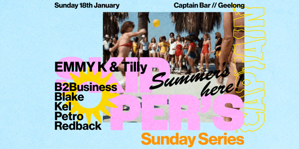 Skippers Sunday Series ft. EMMY K & Tilly poster