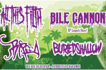 In Memoriam - Decade of Despair - Bile Cannon EP Launch
