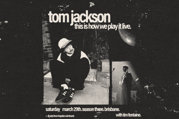 Tom Jackson 'this is how we play it live'