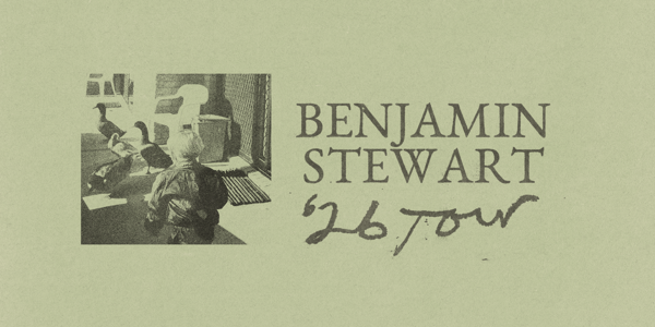 Benjamin Stewart live at Tomcat - Concert poster