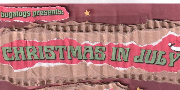 Bugalugs Christmas in July live at Buddy’s Bar Newtown - Concert poster