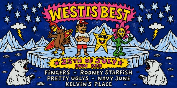 West Is Best 2 live at Indian Ocean Hotel - Concert poster