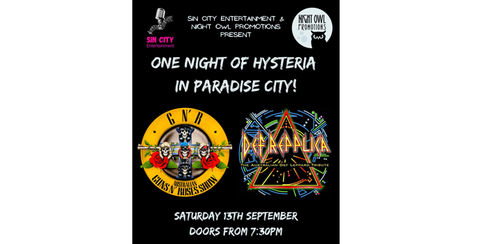 Australian Guns n Roses & Def Leppard tribute