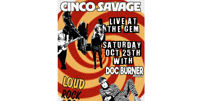Cinco Savage + Doc Burner (Madrid)