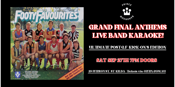 GRAND FINAL ANTHEMS LIVE BAND KARAOKE!