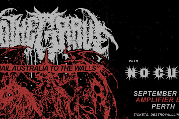 TO THE GRAVE 'NAIL AUSTRALIA TO THE WALLS' with NO CURE (USA)