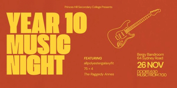 PHSC Year 10 Music Night