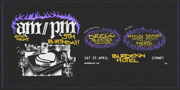 am//pm emo night // sydney 9th birthday