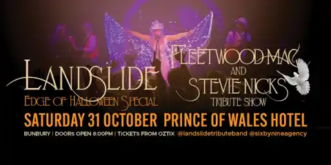 LANDSLIDE - Fleetwood Mac & Stevie Nicks Tribute Show | Edge Of Halloween Special | BUNBURY