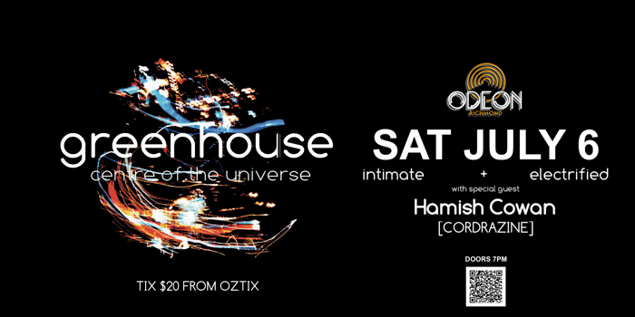Greenhouse with support Hamish Cowan (Cordrazine)