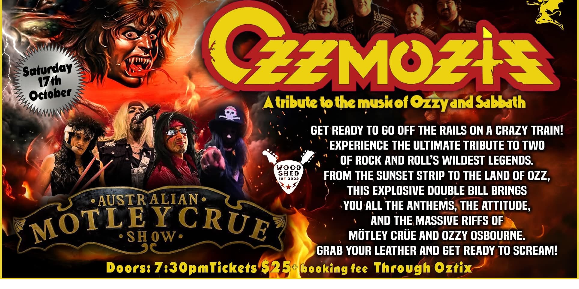 Ozzmozis and Australian Motley Crue Show