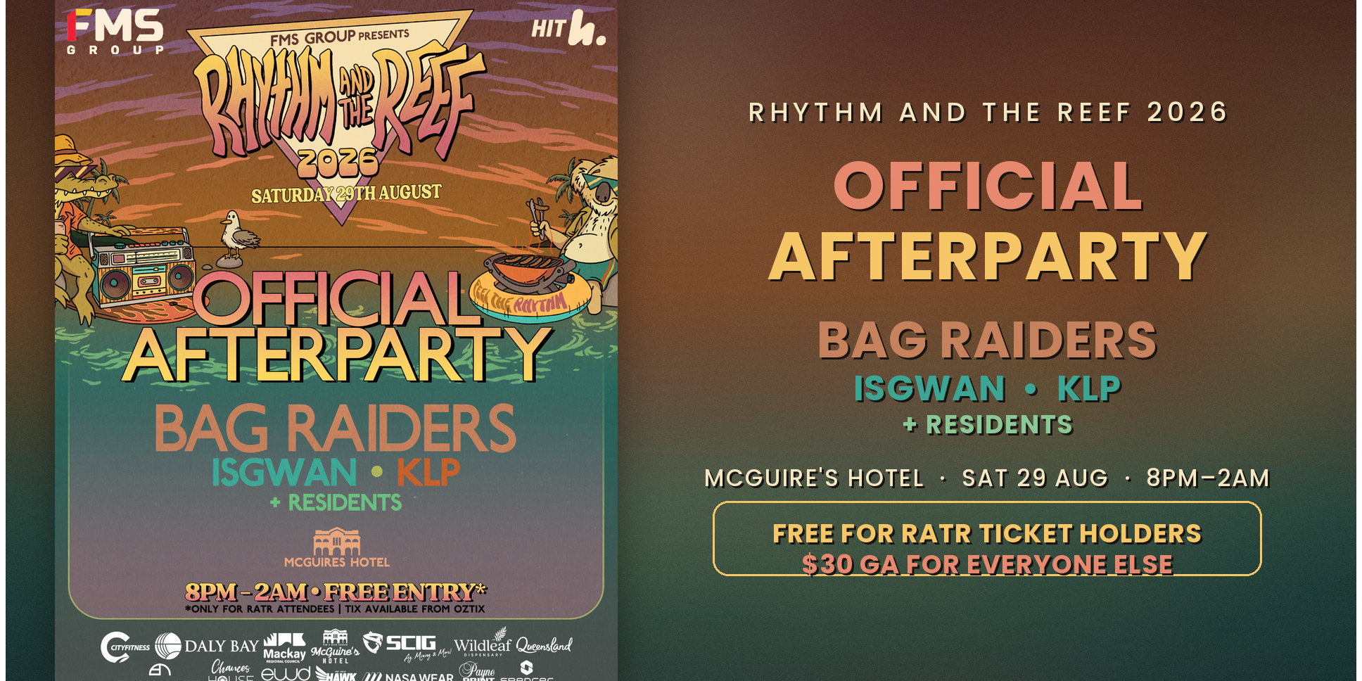 RHYTHM & THE REEF - OFFICIAL AFTERPARTY