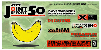 4ZZZ Joint Effort 50 (Old school celebration of 4ZZZ turning 50 years old)
