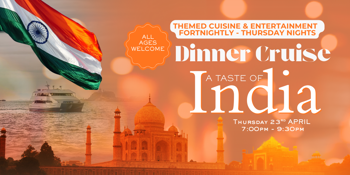 A TASTE OF INDIA| LIVE BOLLYWOOD DANCERS | DINNER CRUISES