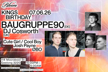 Bloom Pres. Kings Bday feat. BAUGRUPPE90 [DE]