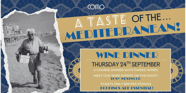 Wine Dinner: A Taste of the Mediterranean!