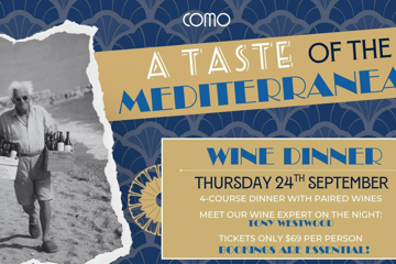 Wine Dinner: A Taste of the Mediterranean!