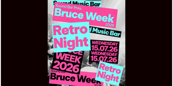 RETRO PARTY 🪩 BENDIGO BRUCE WEEK 2026