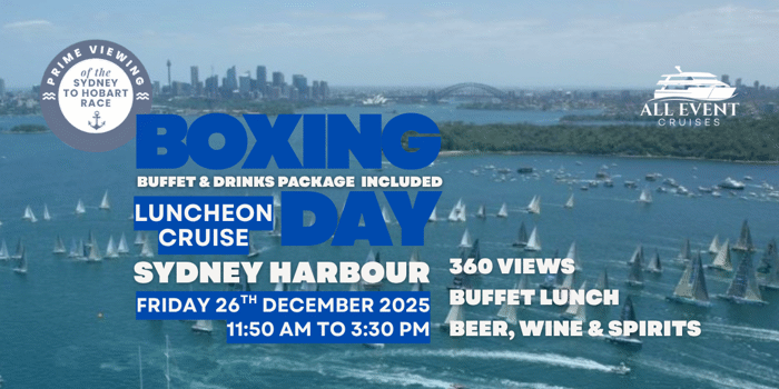 Boxing Day Sydney to Hobart Yacht Race Lunch Cruise