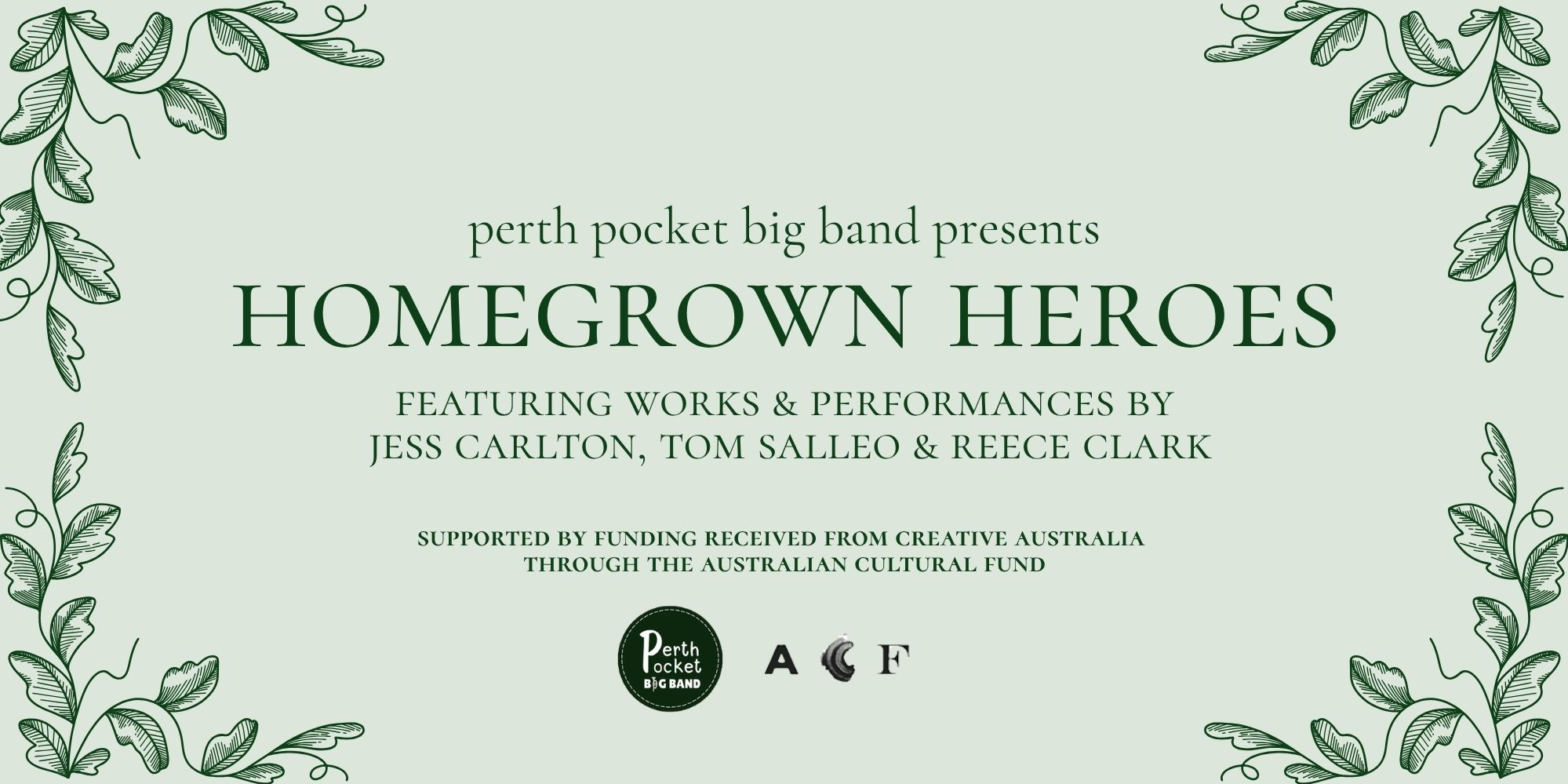 Perth Pocket Big Band presents Hometown Heroes