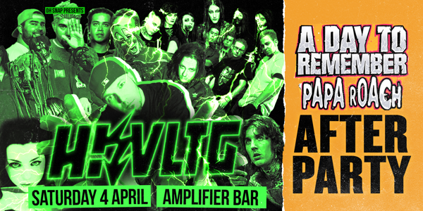 ??H! VLTG?? // THE BEST OF + ADTR/PAPA ROACH AFTER PARTY ???? live at Amplifier Bar in Perth on April 04, 2026 - Concert poster