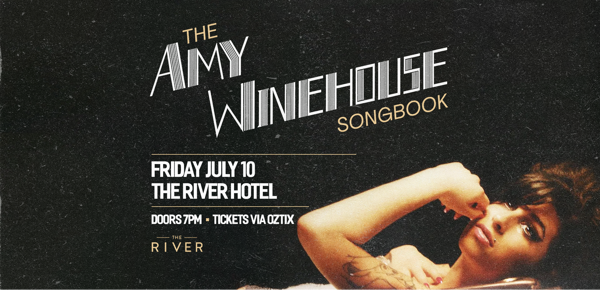 THE AMY WINEHOUSE SONGBOOK live at The River - Concert poster
