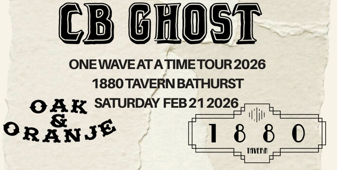 CB Ghost One Wave at a Time Tour with Oak & Oranje
